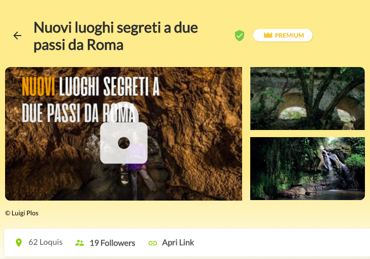 “Nuovi luoghi segreti a due passi da Roma”: il primo Canale Premium su Loquis
